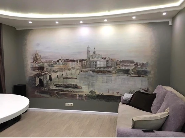 Фото Роспись стен. Картина на заказ. Купить картину. Портрет.