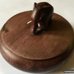 Фото №2 Шкатулка красного дерева «Слон»