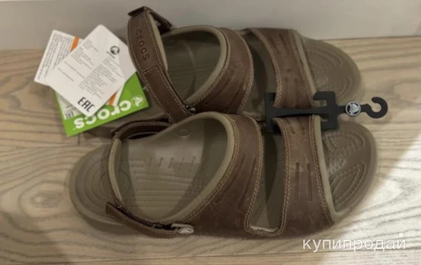 Фото Crocs новые сандали 46 оригинал