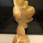 Фото №3 Сувенирное изделие "Рыбка золотая" из натурального камня Селенит