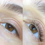 Фото №7 Ламинирование ресничек и бровей