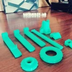 3D-печать, моделирование, ABS, PLA, hips, petg