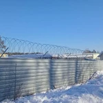 Фото №3 Монтаж Егозы колючей проволоки