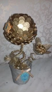 Фото Букеты из конфет, топиарии