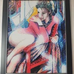 Фото №3 Картина Алмазная мозаика "Девушка в кресле"