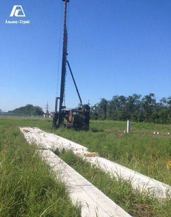 Фото Погружение свай