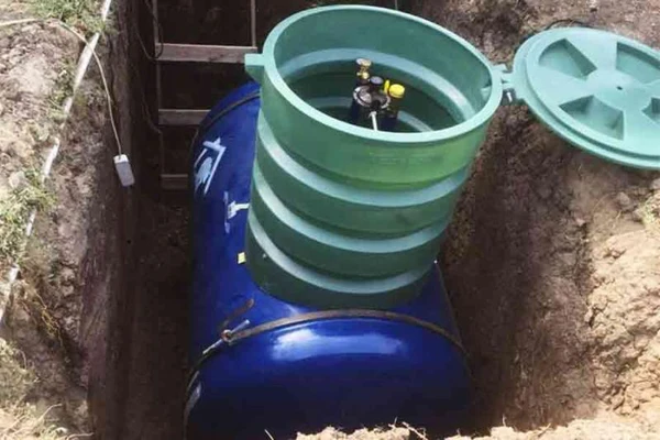 Фото Мы производим автономную газификацию. Установка газголдера.
