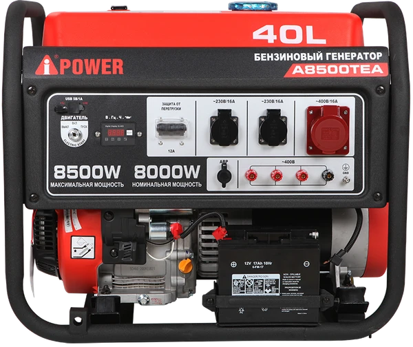 Фото Бензиновый генератор A-iPower A8500TEA + ATS