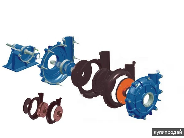 Фото Запчасти для шламового насоса Warman 4/3 (аналог)