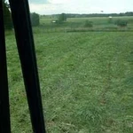 Скашивание травы трактором