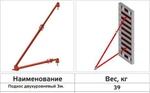 Фото №2 Подкос двухуровневый