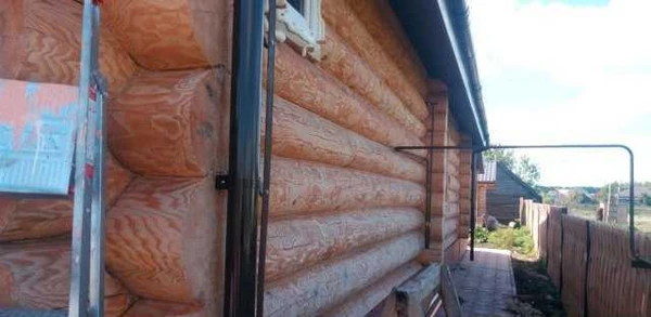 Фото Срубы для дома и бани. Цельное бревно