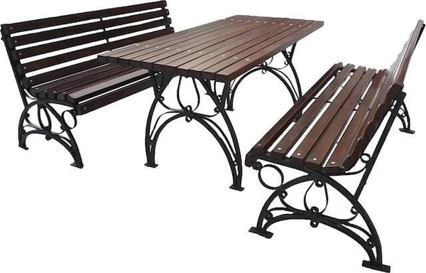 Фото Комплект садовой мебели стальной «ФЛОРА»