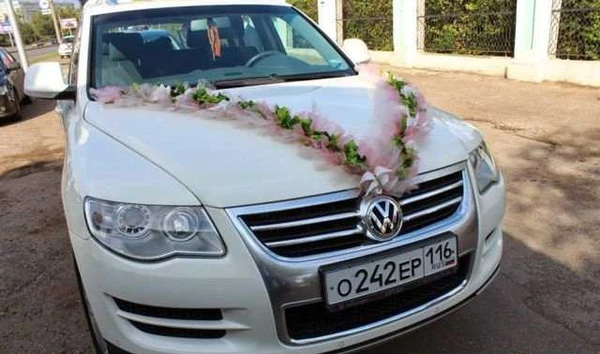 Фото Аренда автомобиля на свадьбу Volkswagen toureg