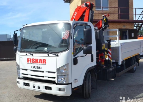 Фото Isuzu Elf 9.5(NQR90LM-403) с кму Fassi F95A