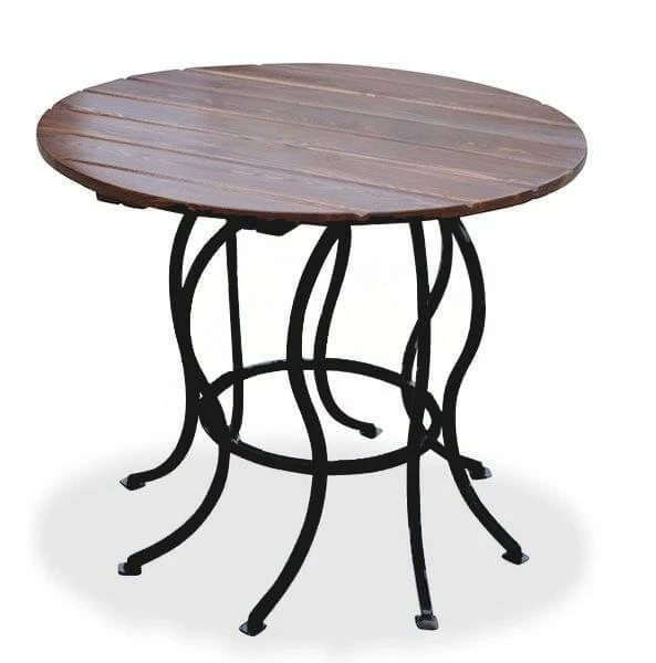 Фото Стол круглый садовый «ВОСЕМЬ НОГ»