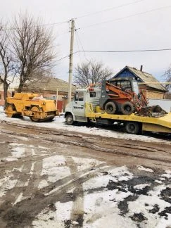 Фото В аренду Мини Погрузчик.Эвакуатор.Каток.Укладка тр
