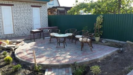 Фото Укладка тротуарной плитки в Брянске