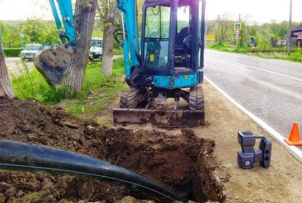 Фото Водопровод, канализация, прокол под дорогой