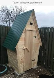 Фото Деревянные беседки, дома, туалеты
