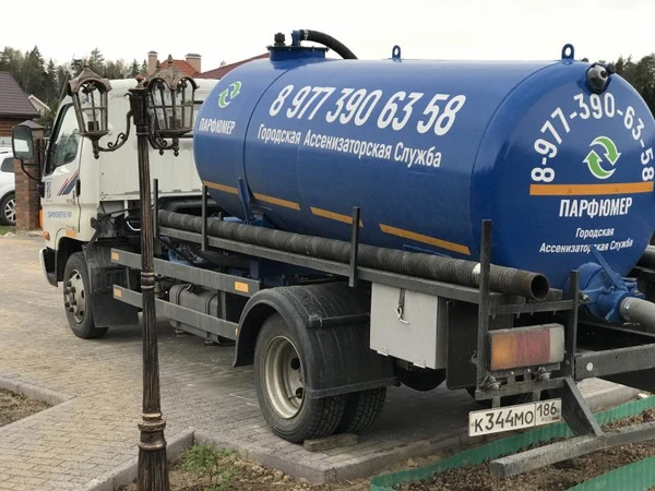 Фото Откачка септиков и выгребных ям. Рукав (шланг) 70м