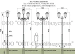 фото Опоры для освещения улиц НФГ и закладной фундамент ЗДФ