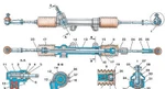 фото Ремонт рулевых реек, шлангов ГУР, ремонт карданов.