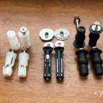 Фото №10 Крепления для крышки унитаза