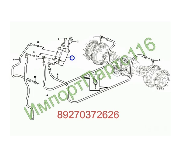 Фото 11886865 Цилиндр тормозной Volvo BL61/BL71