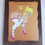 Фото №2 Картина Принцесса Персик (Марио ) Выжигание