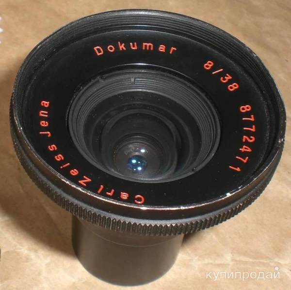 Фото Профессиональный репродукционный фотообъектив Dokumar 8/38