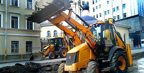 Фото Аренда Трактора в Пушкине, Павловске, Экскаватор Погрузчик