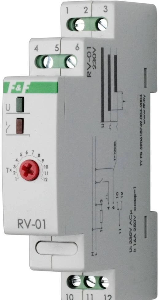 Фото Реле времени с задержкой включения RV-01