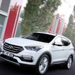 Прокат авто на свадьбу Hyundai Santa Fe белого цве