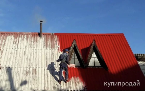 Фото Покраска крыши