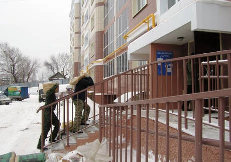 Фото Подъем стройматериала на этаж в Нижнем Новгороде