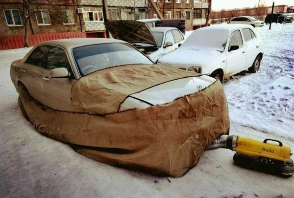 Фото Отогрев авто