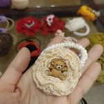 фото Резинка для волос "Цветок" Billioncrochet ручная работа