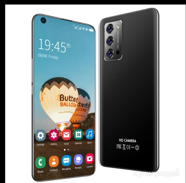 Фото Новый смартфон Note 30 5G 7,1 дюйма,телефоны Android,12gb/512gb новинка