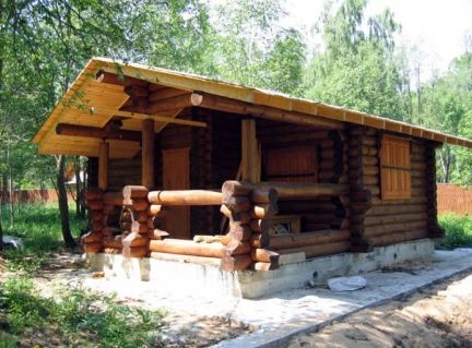 Фото Строительство срубов