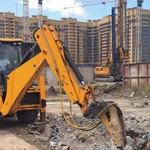 Фото №2 Аренда экскаватор погрузчик jcb 3сх с гидромолотом