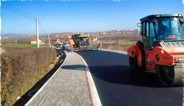 Фото Укладка асфальта