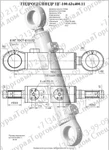 фото Гидроцилиндр опоры ЭО-3323А, ЦГ-100.63х400.11