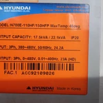 Фото №2 Частотный преобразователь HYUNDАI N700Е 110HF/150HFР б/у