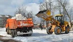 фото Механизированная уборка снега