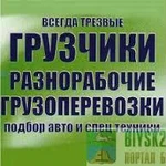 Грузчики по вызову, газели, будки 3,5,7,10 тонн