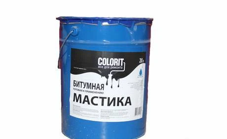 Фото Мастика битумная 20 кг Colorit