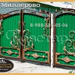 Фото №7 Ворота  в Миллерово, Элементы ковки, 