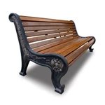 Фото №3 Скамейка чугунная «ПАТРИОТ» (1.8 м)