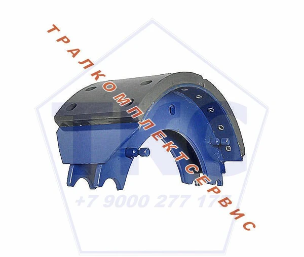 Фото Колодка тормоза с накладками ЧМЗАП 9990-3502090